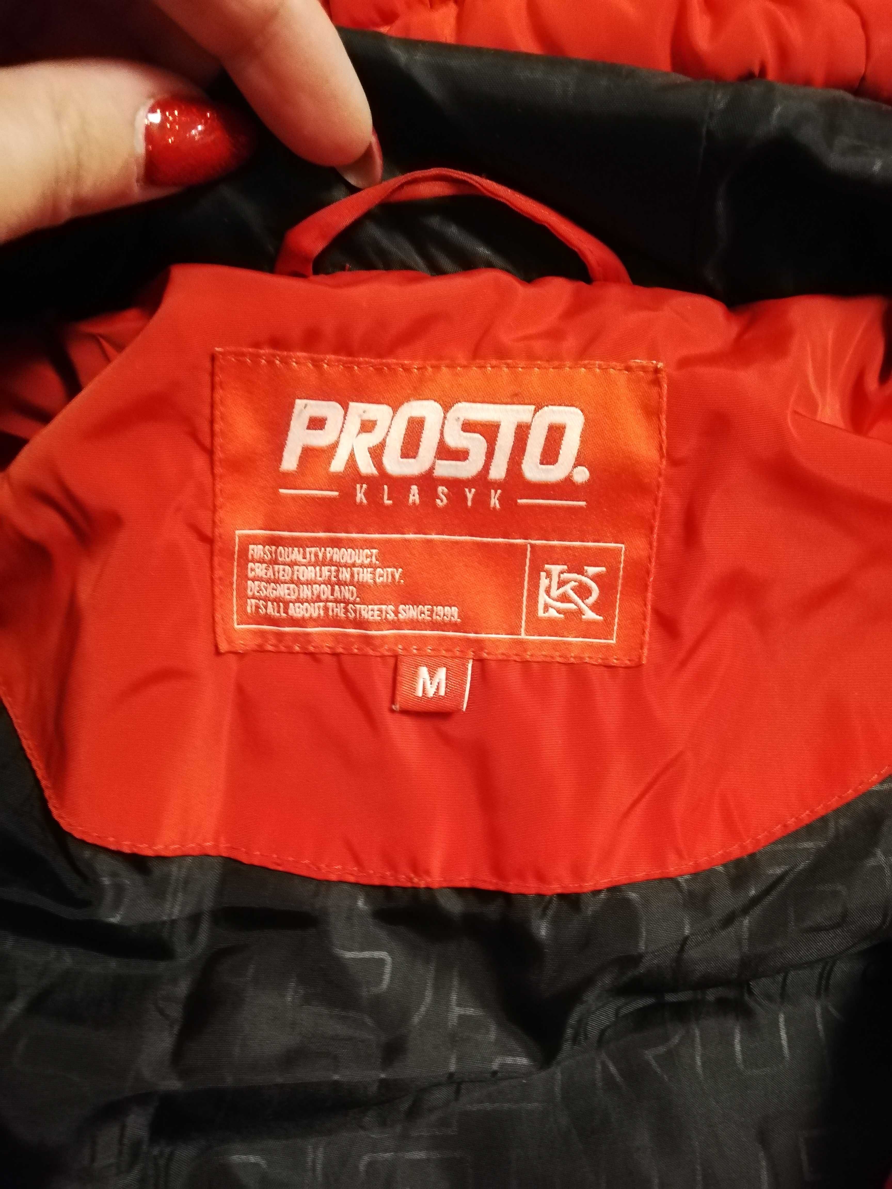 kurtka zimowa Prosto M 38 czerwona