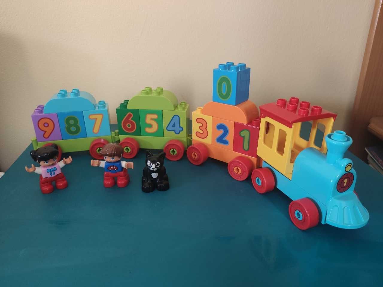 Lego Duplo Pociąg z cyferkami 10847 z pudełkiem kompletny