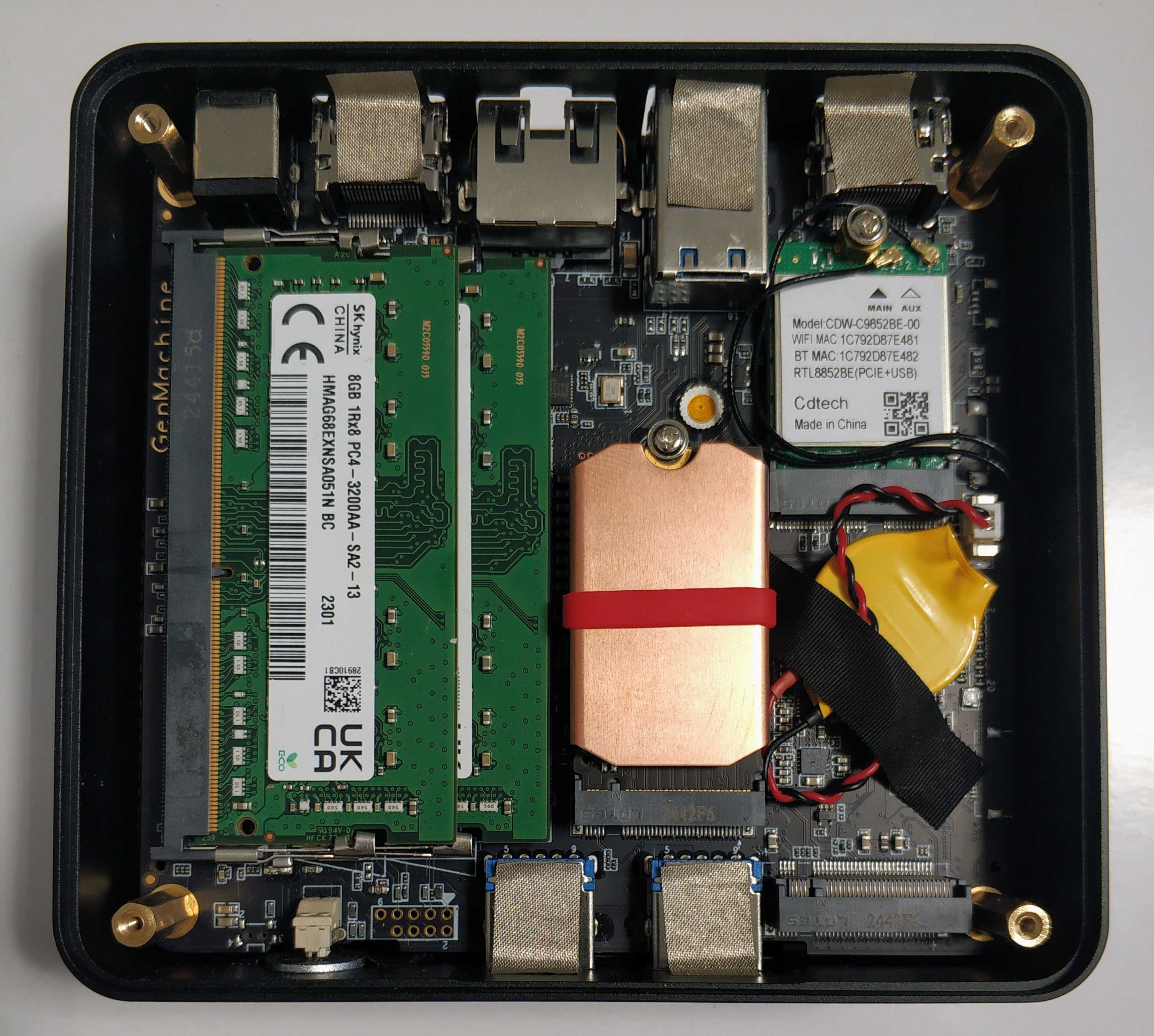 GenMachine Ren5000 \ Ryzen 5 5600H ES \ 16GB \ 128GB \ WiFi 6e \ BT5.2