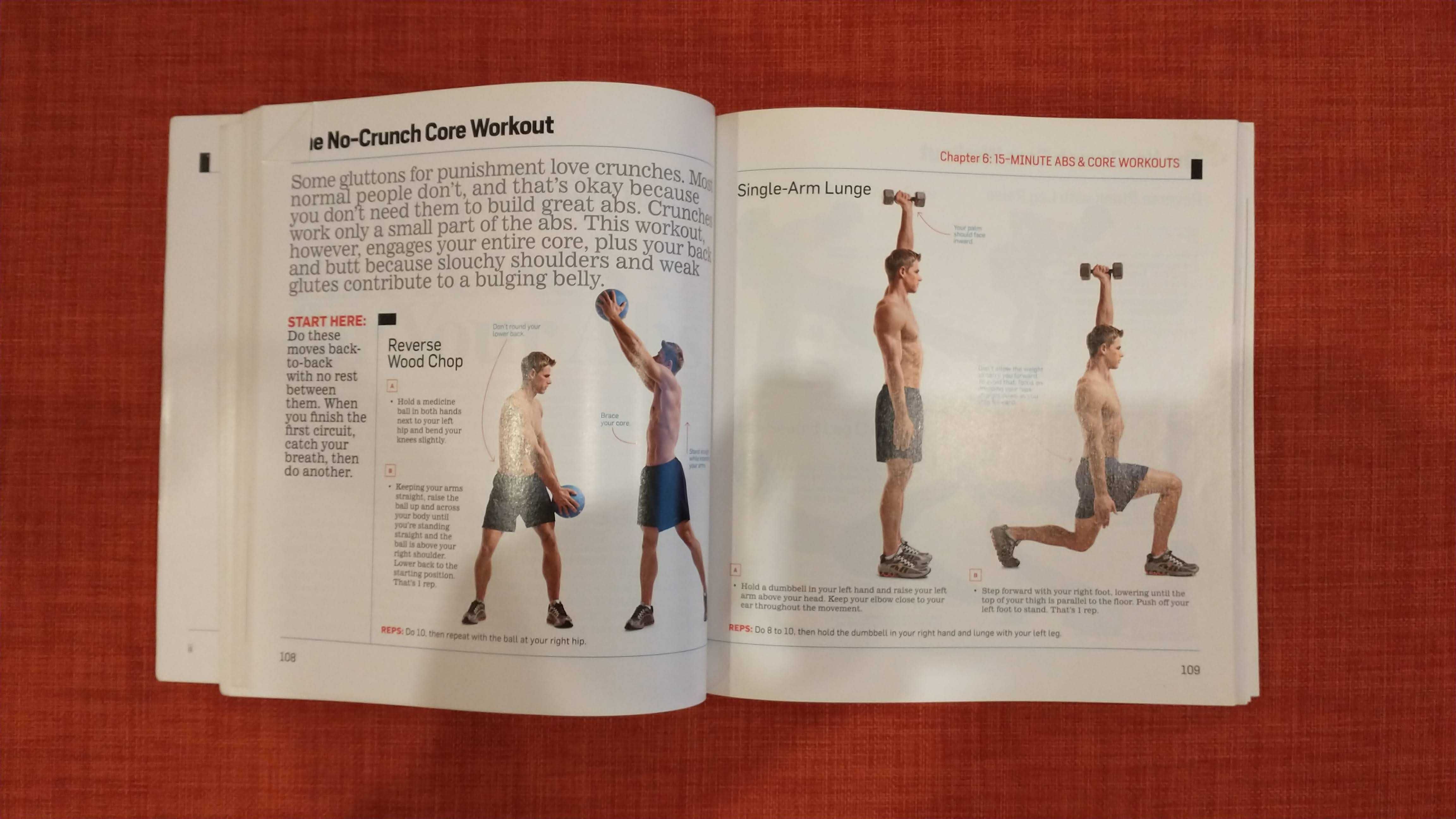 Livro "The Men's Health Big Book of 15-Minute Workouts"