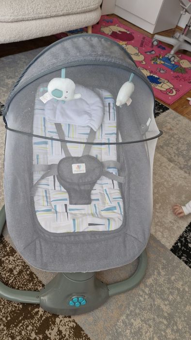 Крісло гойдалка mastela, мобільний центр, шизлонг для немовлят