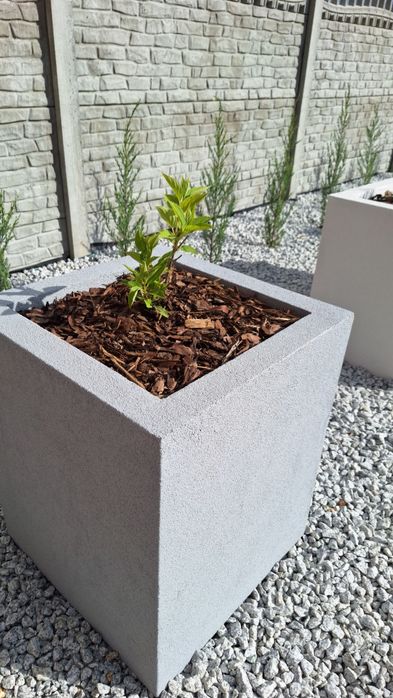 Termo donice ogrodowe tarasowe 50x50x55 Donice Termo Styropianowe