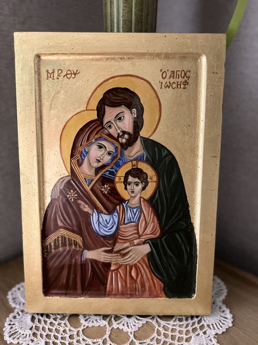 Ikona ręcznie pisana – Święta Rodzina