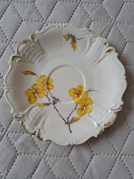 Podstawek pod filiżankę porcelana Sorau Carstens wzór Mimose