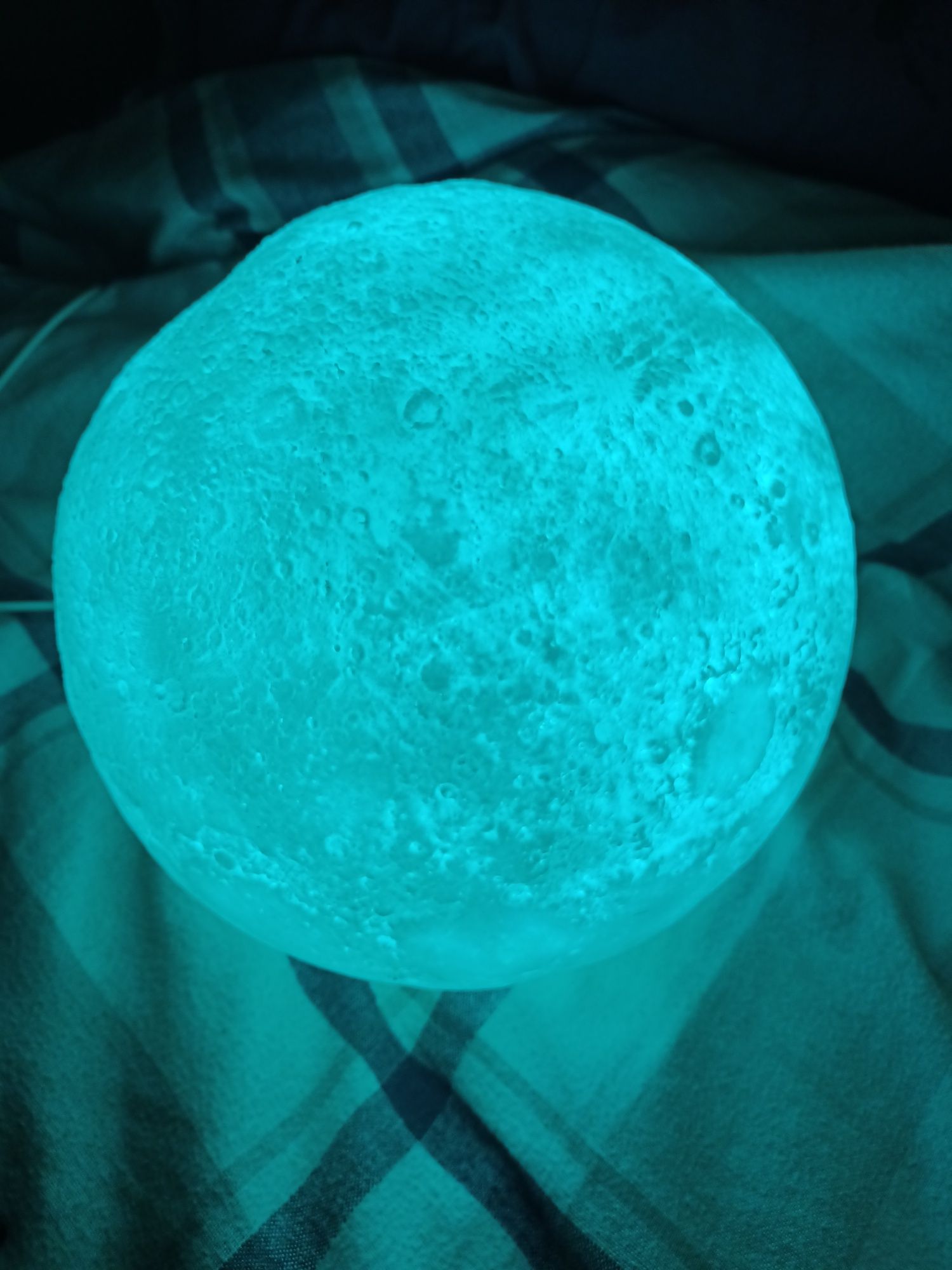 Kula księżyc lampka nocna kosmos kolorowa