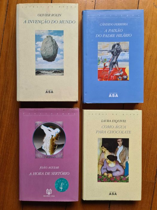 4 Livros ASA de capa dura. Títulos na descrição
