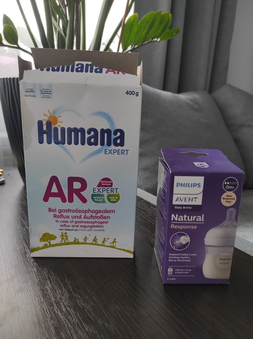 Humana антирефлюкс+бутилочка Philips Avent