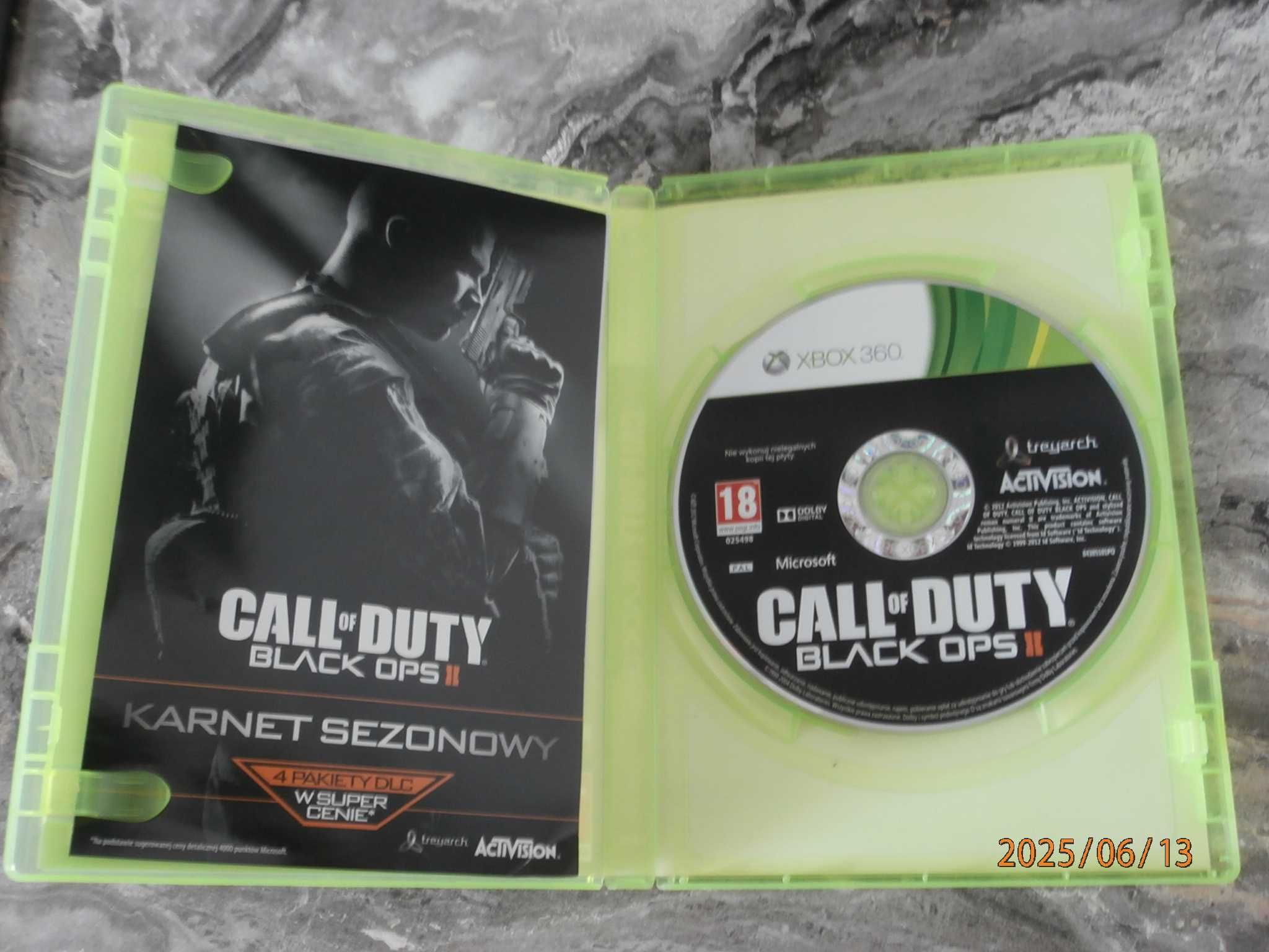 Gra na Xbox 360 CALL of DUTY BLACK OPS II wersja PL