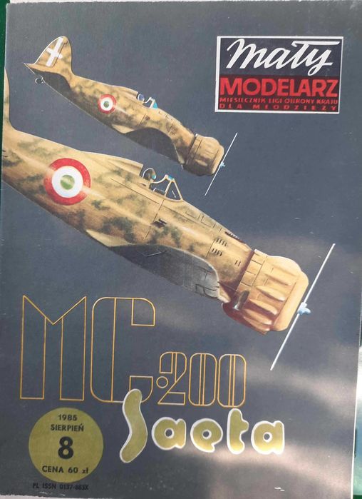 Mały Modelarz 8/85 Samolot Macchi C.200 SAETA