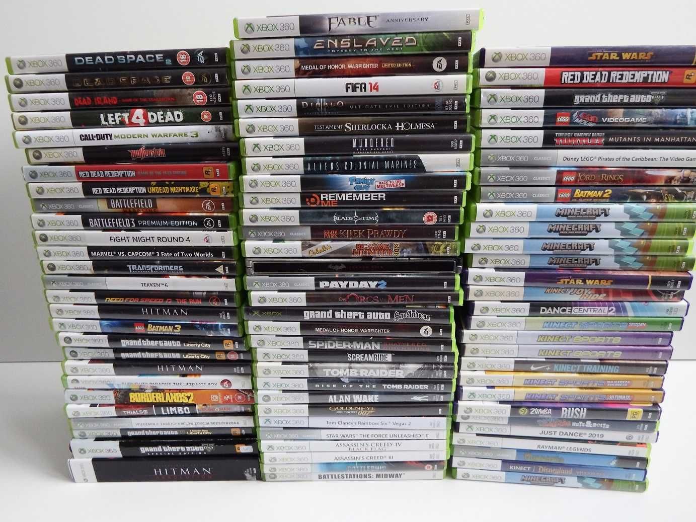 XBOX 360 GRY ! Minecraft LEGO Just Dance Red Dead GTA5 Kinect Sport