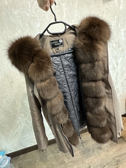 Парка з хутром песця