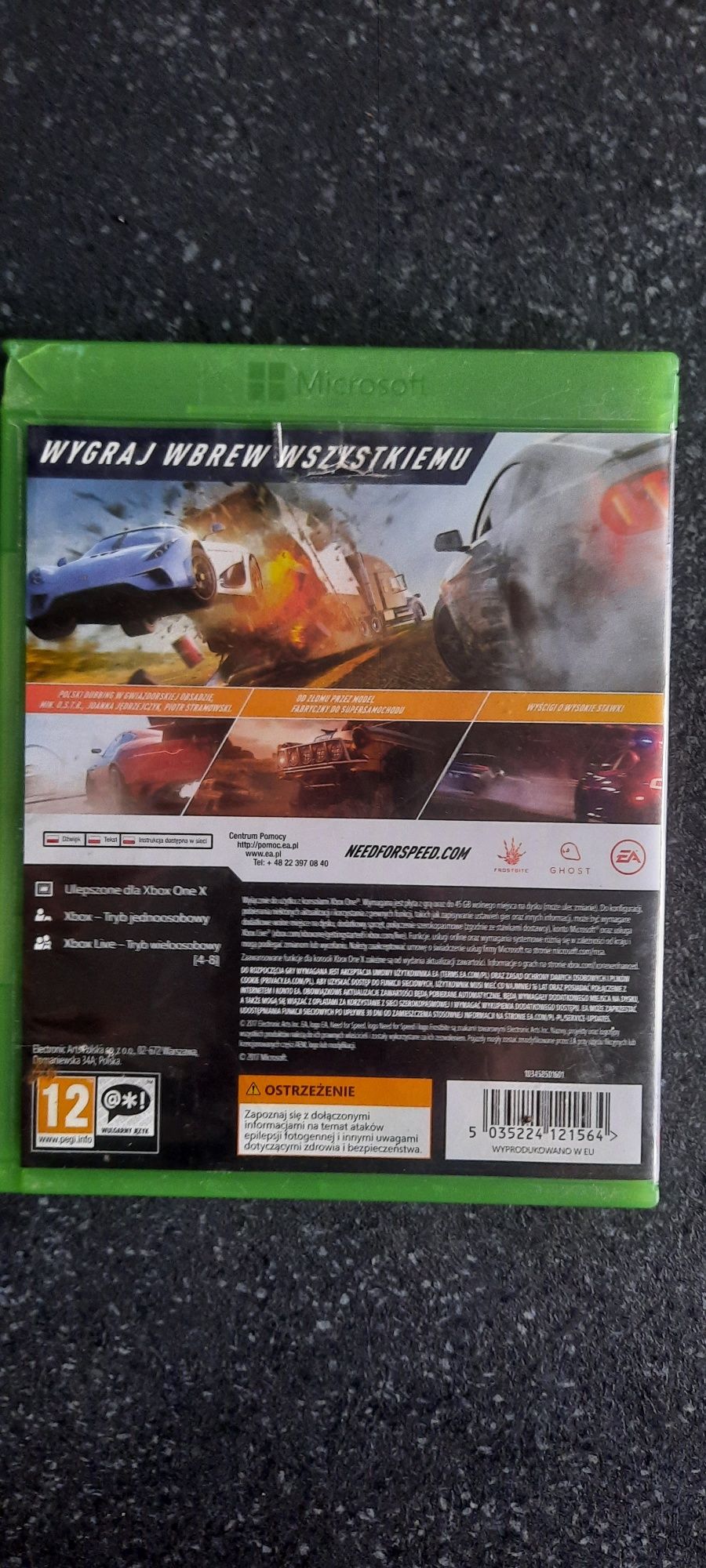 Need for speed Payback xbox one wersja PL czytaj opis