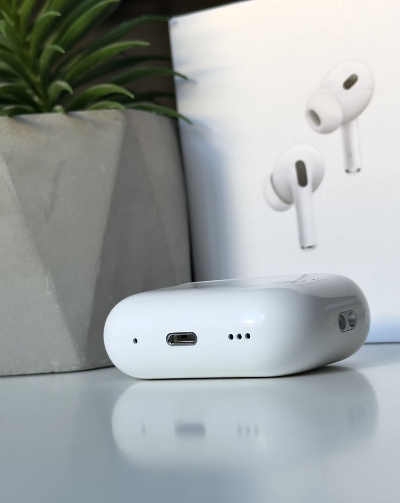 Стальні навушники Air Pods 2 pro з шумопоглинанням та покращеним чіпом