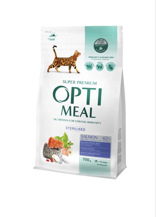 Корм для котів Оптіміл з лосем