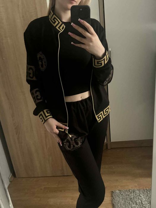 Dres cyrkonie czarny