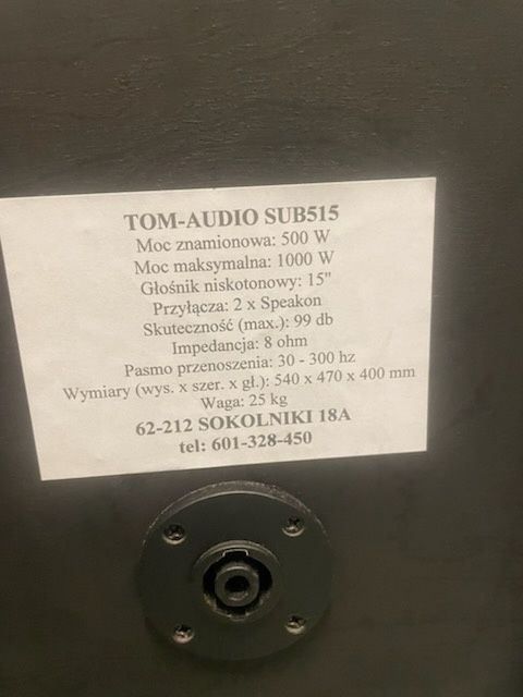 Sprzedam zestaw nagłośnieniowy estradowy