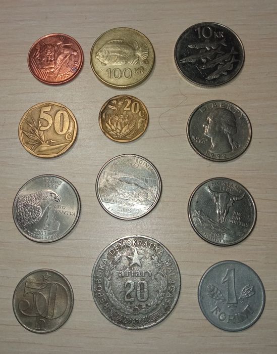Монеты мира. Купюры СССР.