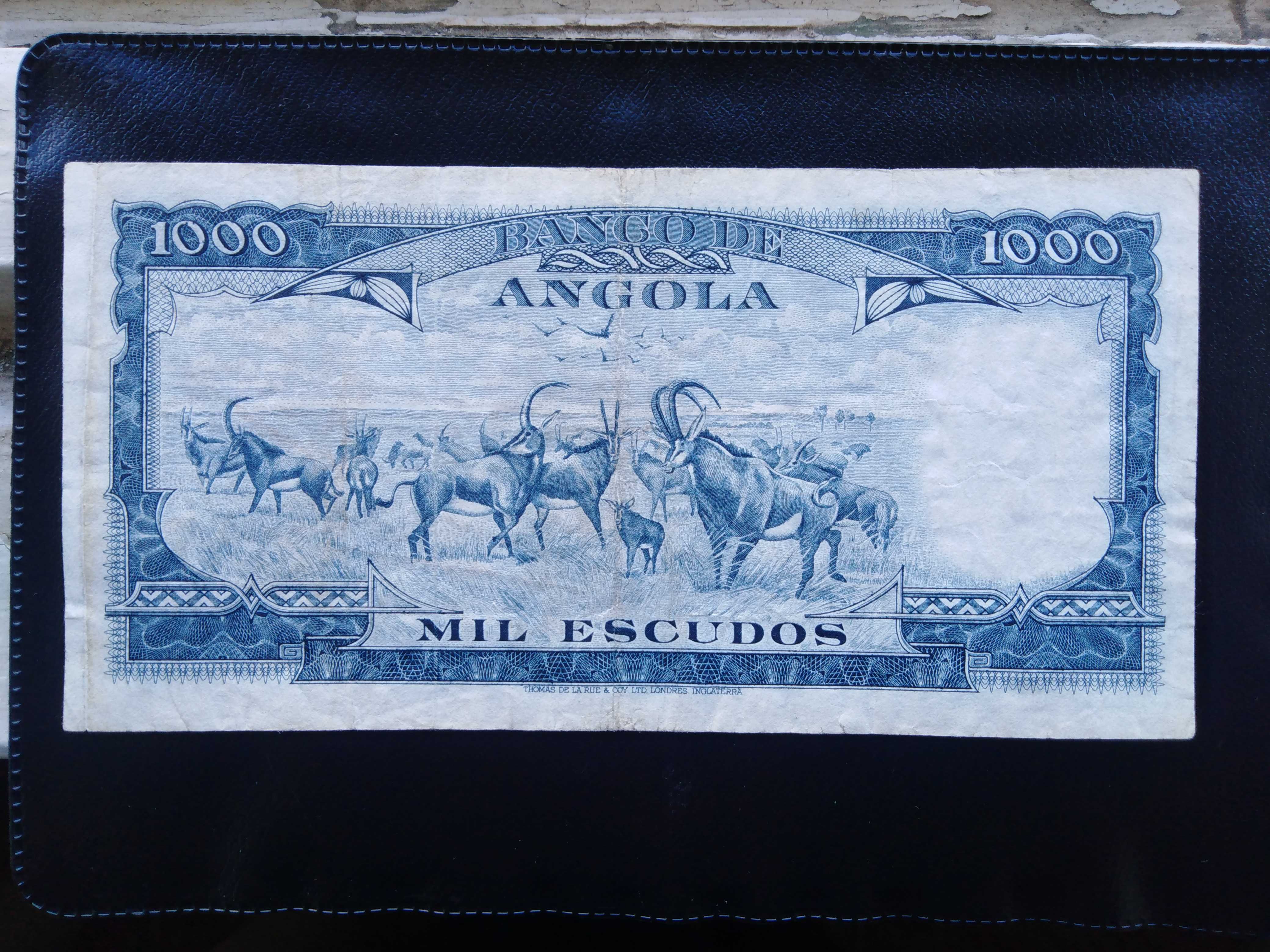 Nota 1000 escudos "Américo Tomás" 1970 Escassa