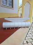 Caleira/grelha de 50cm com tubo incorporado