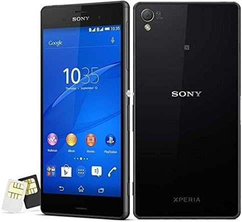 Смартфон Sony Xperia Z3 D6603 Black IPS 5.2" 4ядра 3/16GB 20.7мп3100Ач