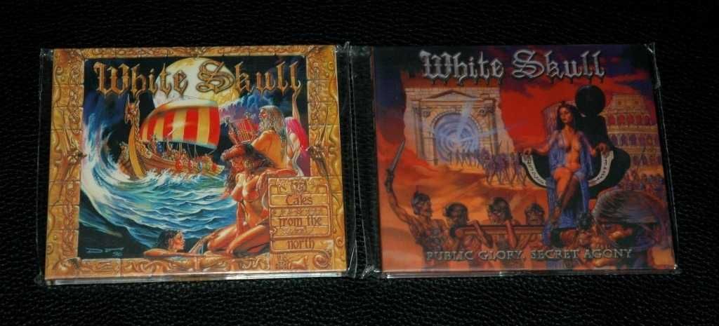 WHITE SKULL - 2 albumy. Metal Mind. Gold Disc.