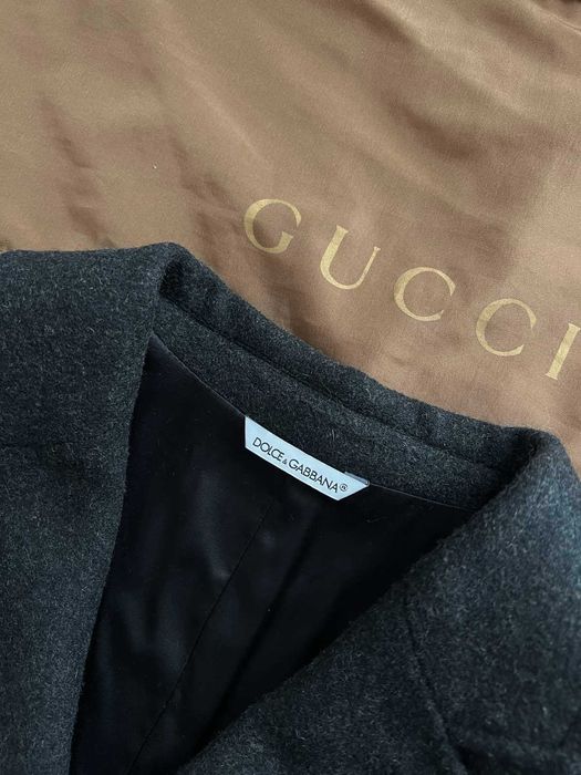 Пальто із шерсті DOLCE GABBANA Оригинал