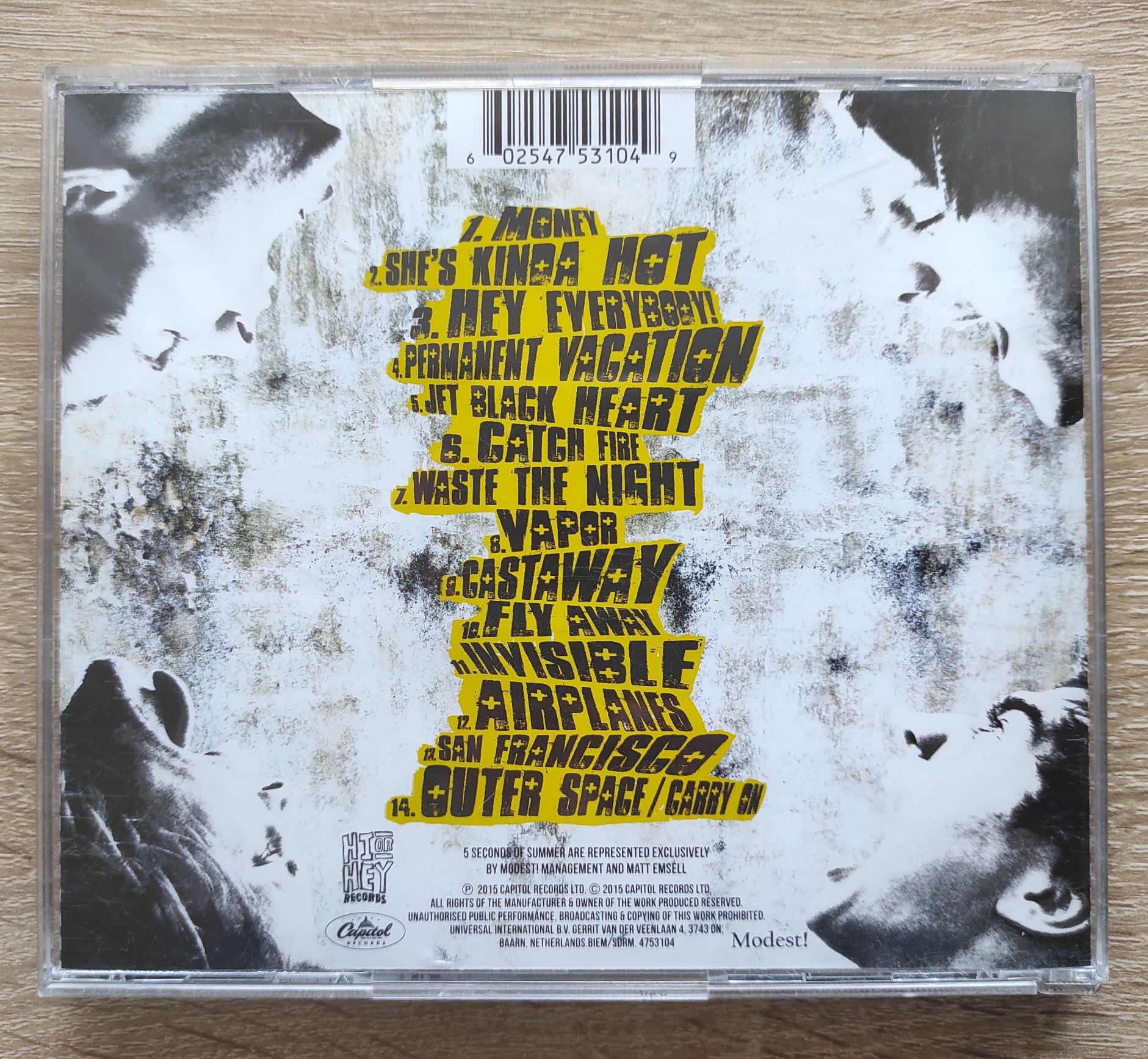 Фирменный CD 5 Seconds Of Summer. 5SOS