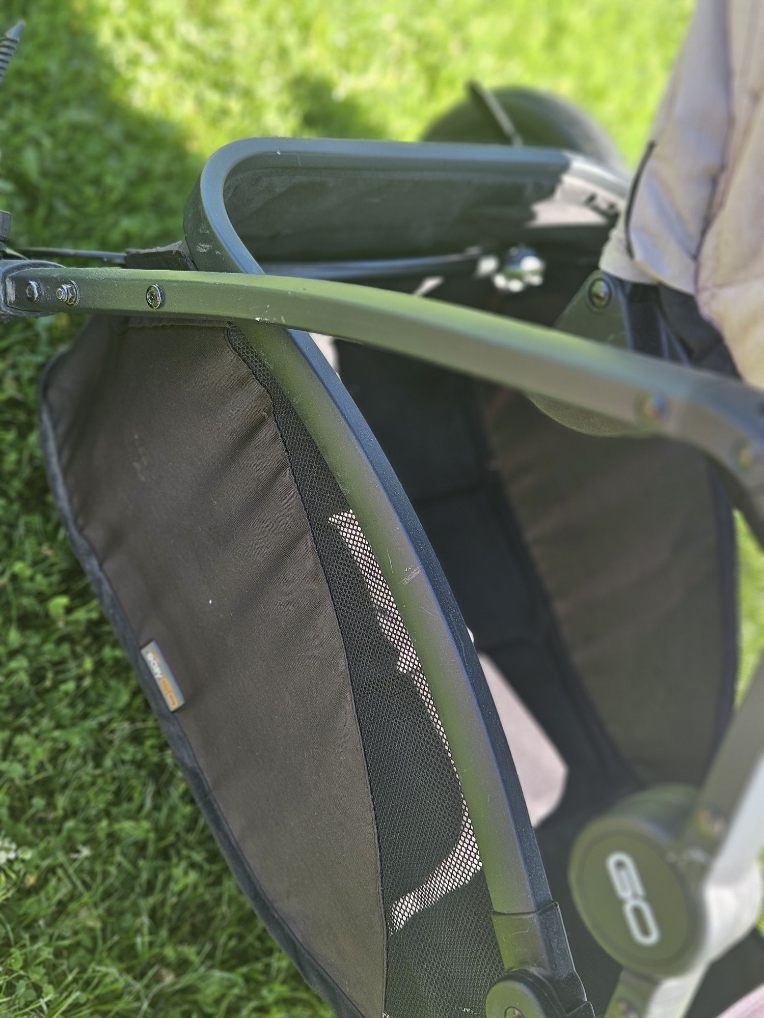 Wózek EasyGo optimo air 2w1 piaskowy