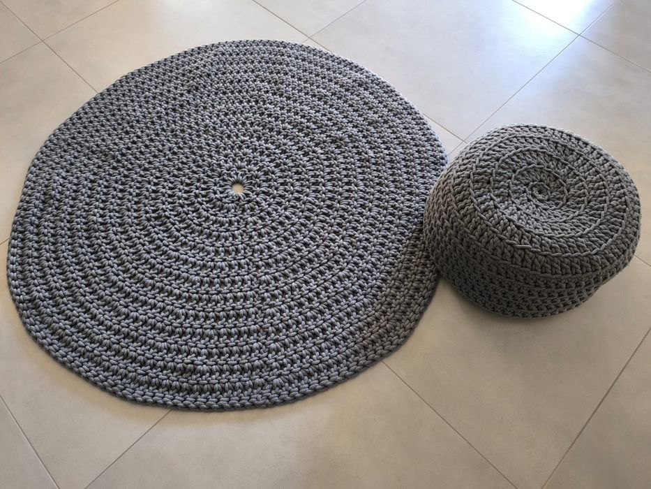 Dywan i pufa - zestaw