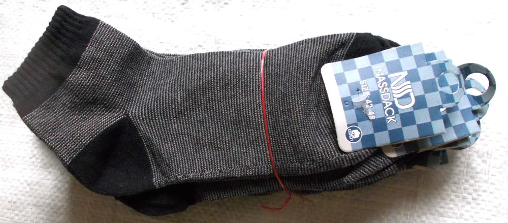 Носки летние, короткие, спортивные,размер- 25-27,-18 грив-10пар