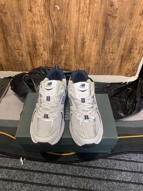 New Balance530_White Sneakersy Damskie_Moda Solidne 38