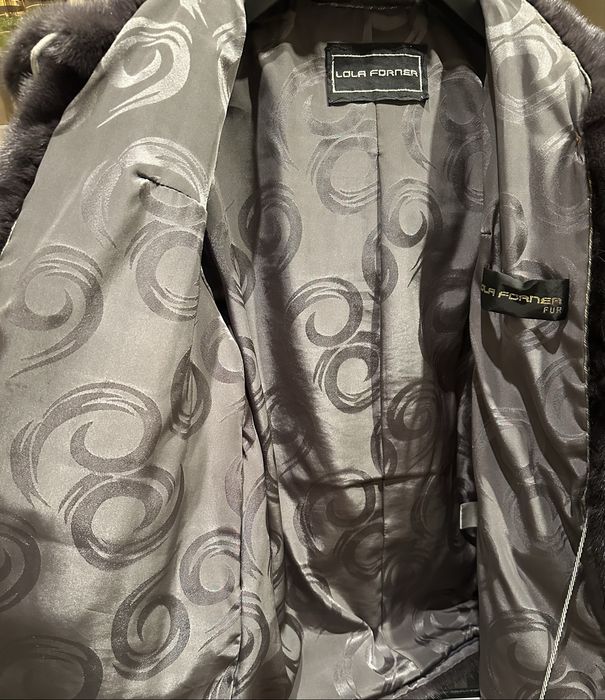 Норковая шуба s автоледи с капюшоном Lola Forner Италия скандинавка