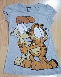 T-Shirt  Garfield e Oddie da Bershka: Tam L