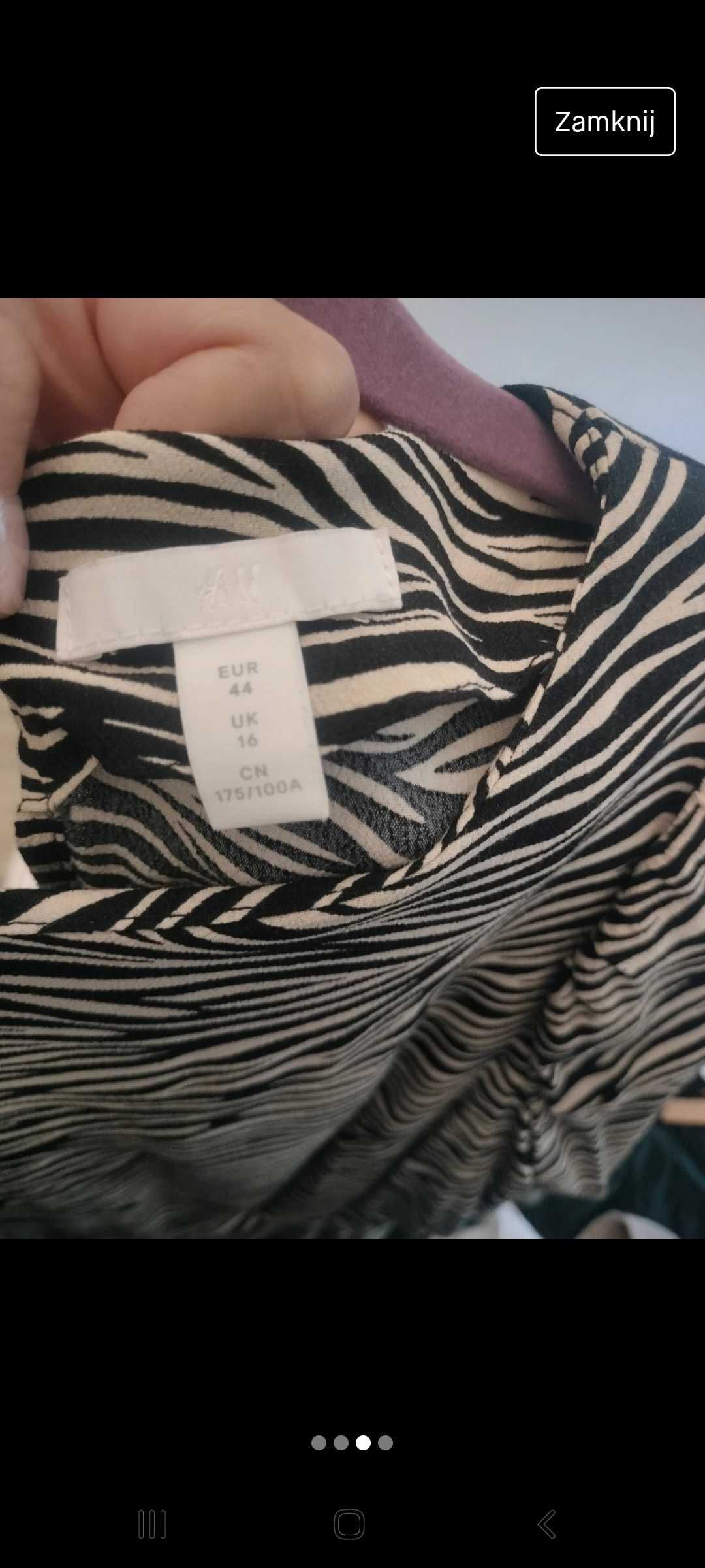Sukienka zebra H&M