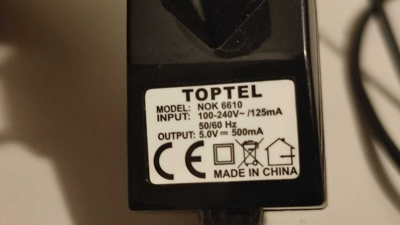 Zasilacz  Nokia  Toptel  NOK 6610