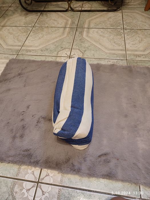 Nowy duży niebieski hamak ogrodowy dla 2 osób