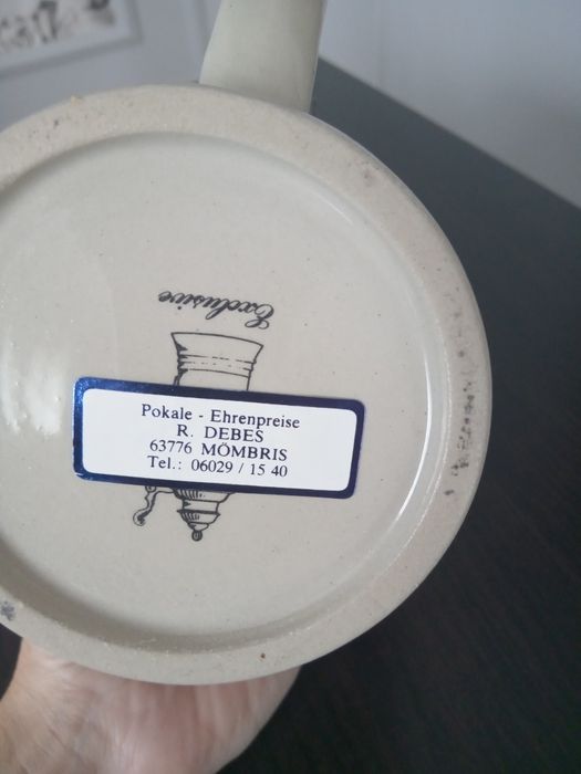 Kufel do piwa, zdobiony