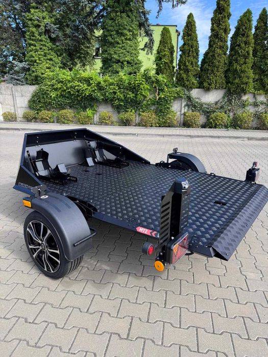 Lorries MT2 Black Edition Przyczepa na dwa motocykle Dostępne od ręki