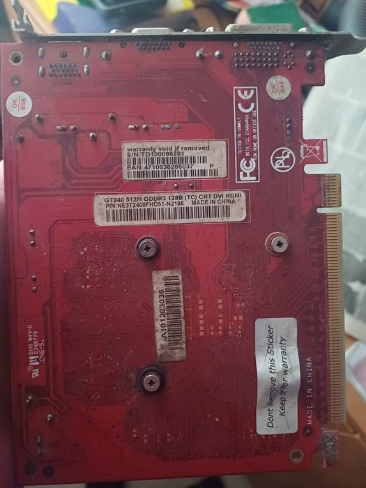Видеокарта Palit GeForce GT240 512MB GDDR3 128bit