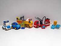 Lego DUPLO 10816 moje pierwsze pojazdy + 10957 helikopter i radiowóz
