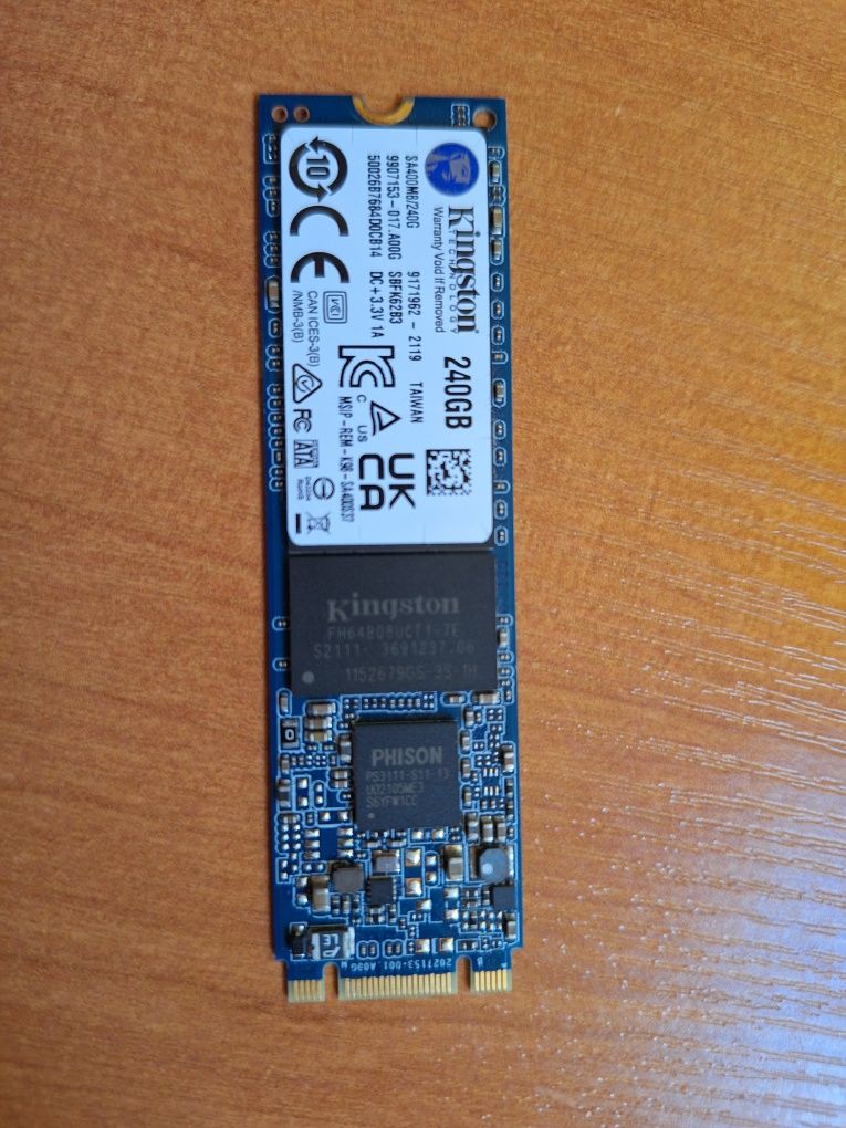 SSD Твердий диск M2 240GB Kingston