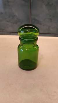 Zielona butelka apteczna wys.12 cm