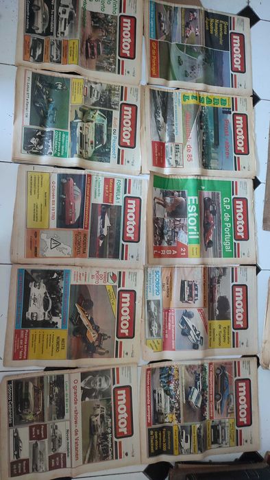 Lote 60 Jornais Motor - Anos 80