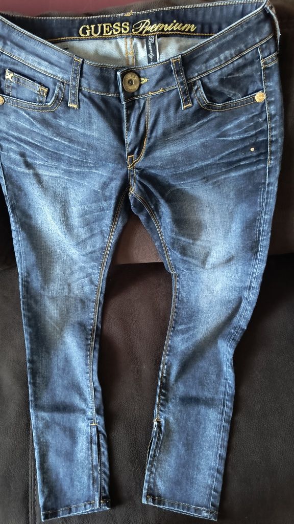 Spodnie jeansowe rurki damskie