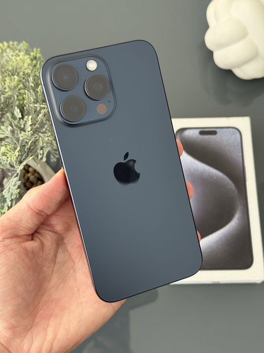 iPhone 15 Pro Max 512gb Blue Neverlock Айфон АКБ 87% Обмін