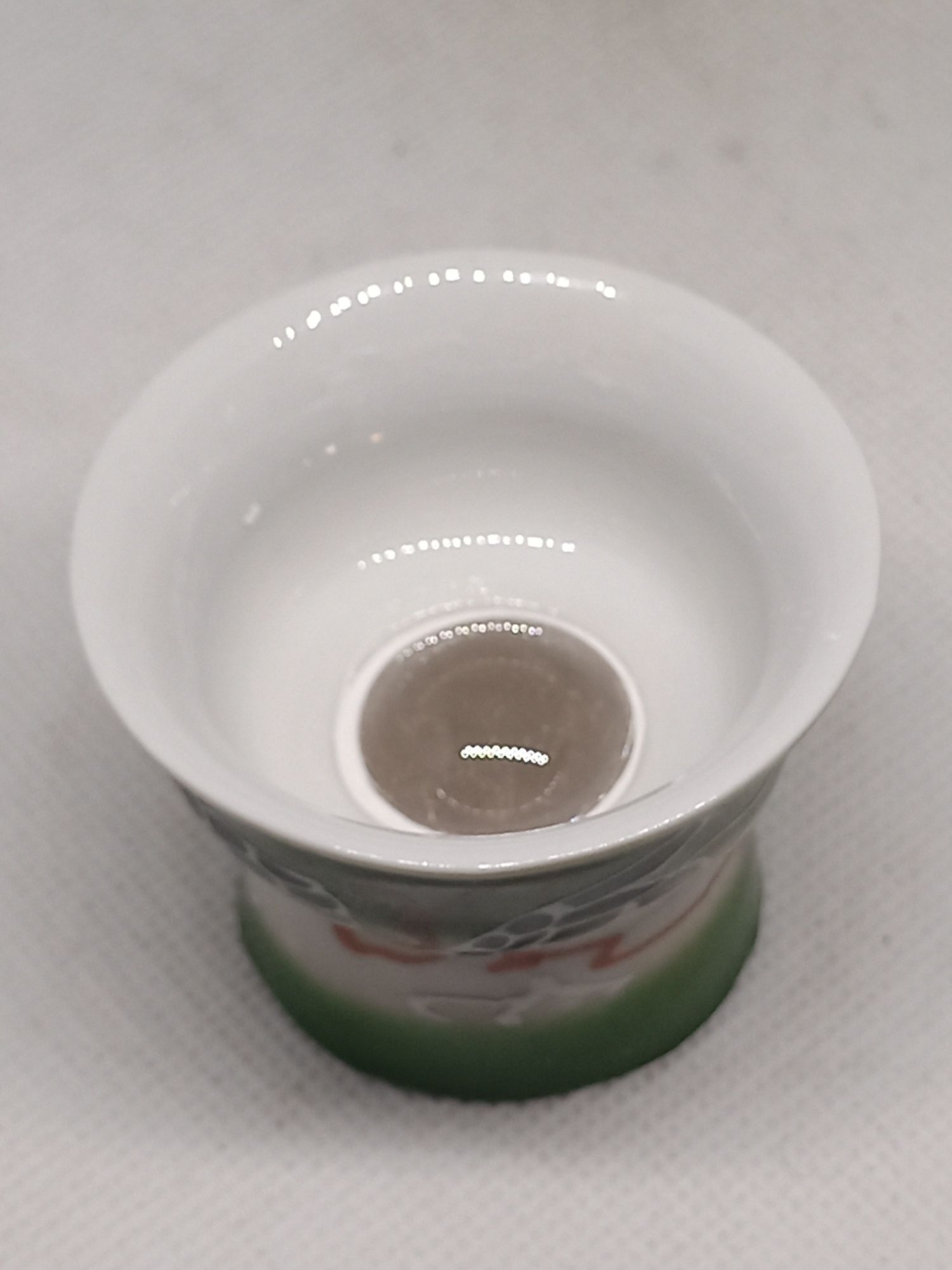 Copos chinês para saquê sake com cena erótica