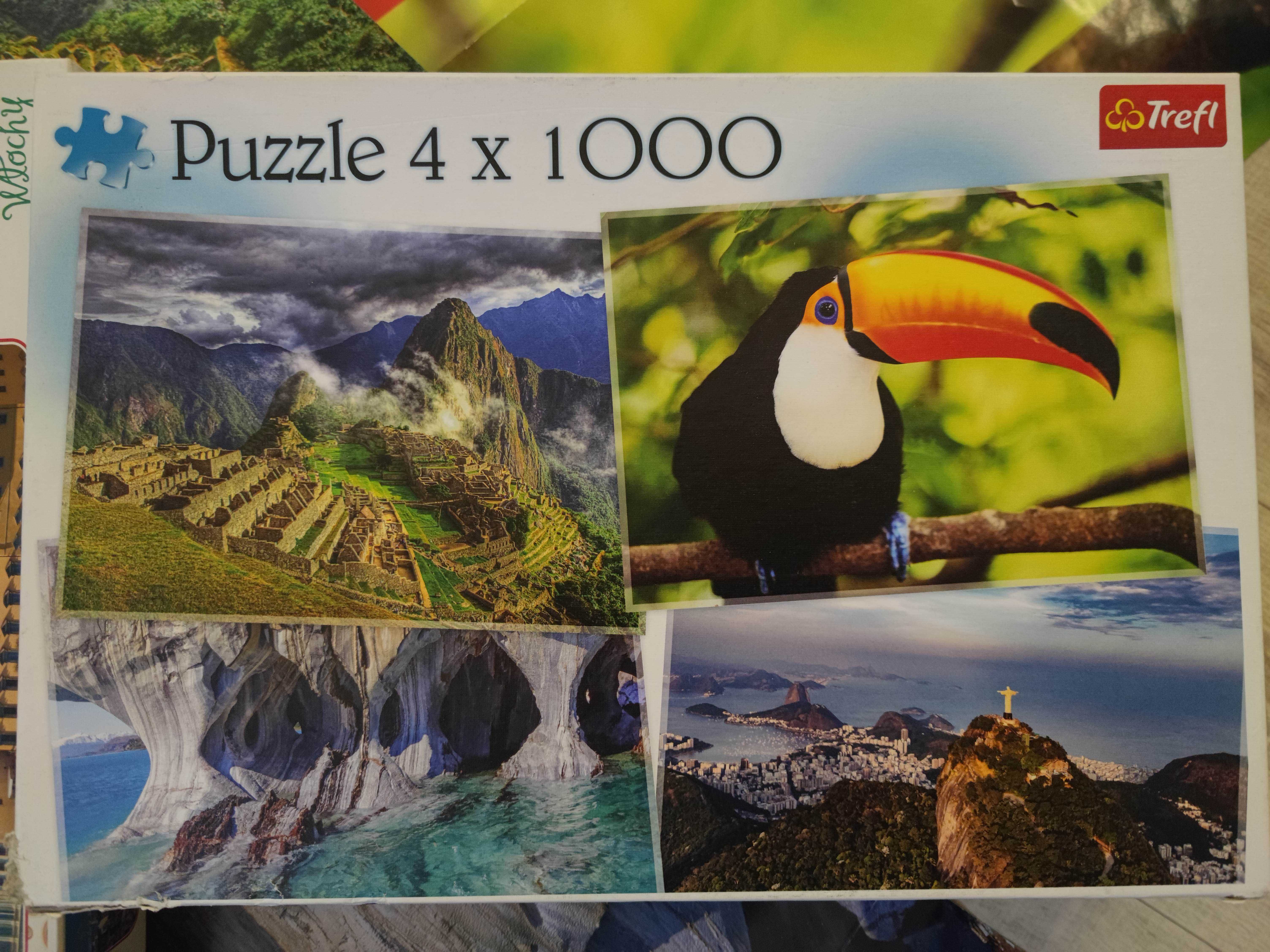 Puzzle 5 x 1000 elementów, 5000 puzzli zestaw