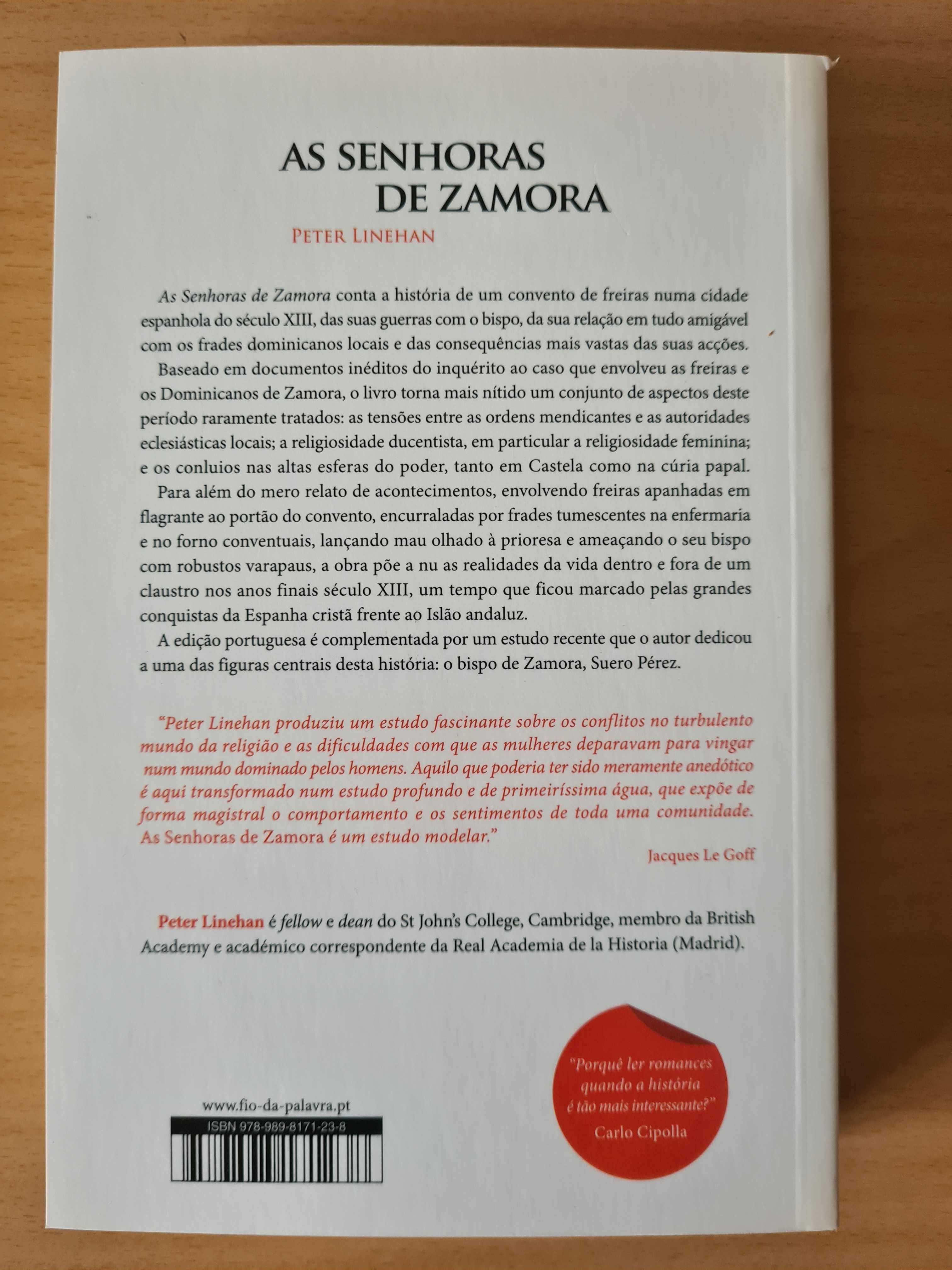 Livro "As Senhoras de Zamora" de Peter Linehan