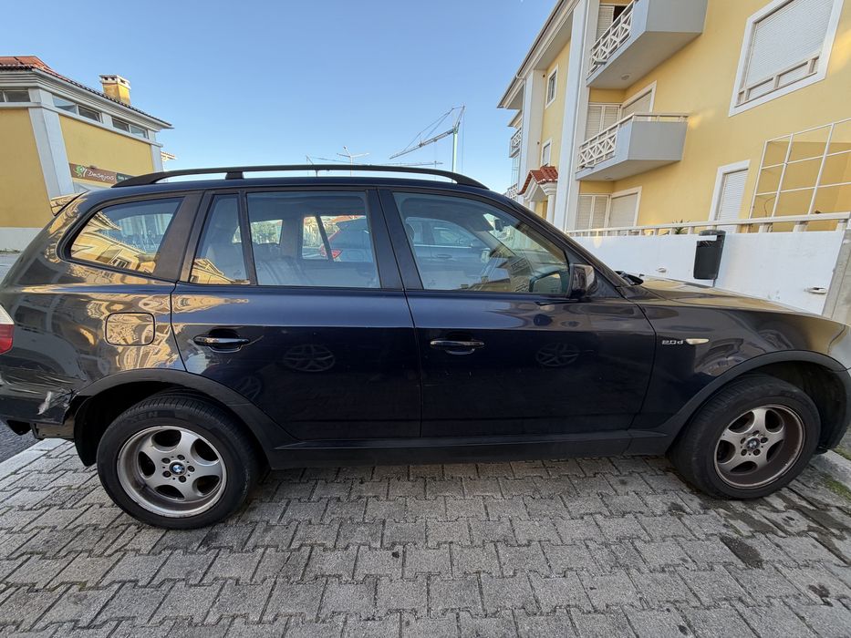 BWM X3 Azul, Estofos Pele Creme