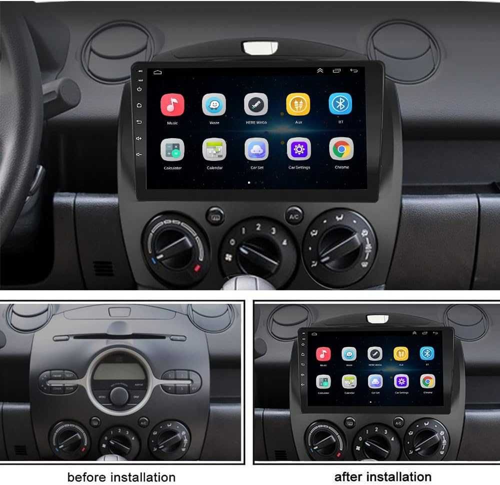 LEXXSON Carplay Android Radio dla Mazdy 2 2008\2014 | 9-calowe